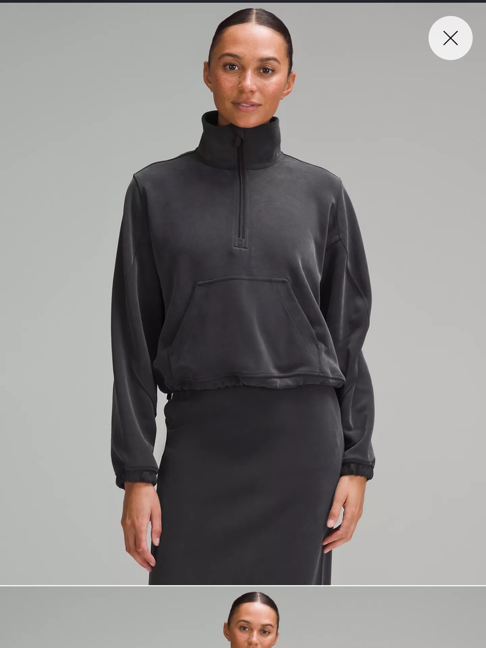 Lululemon Brushed Softstreme Half Zip